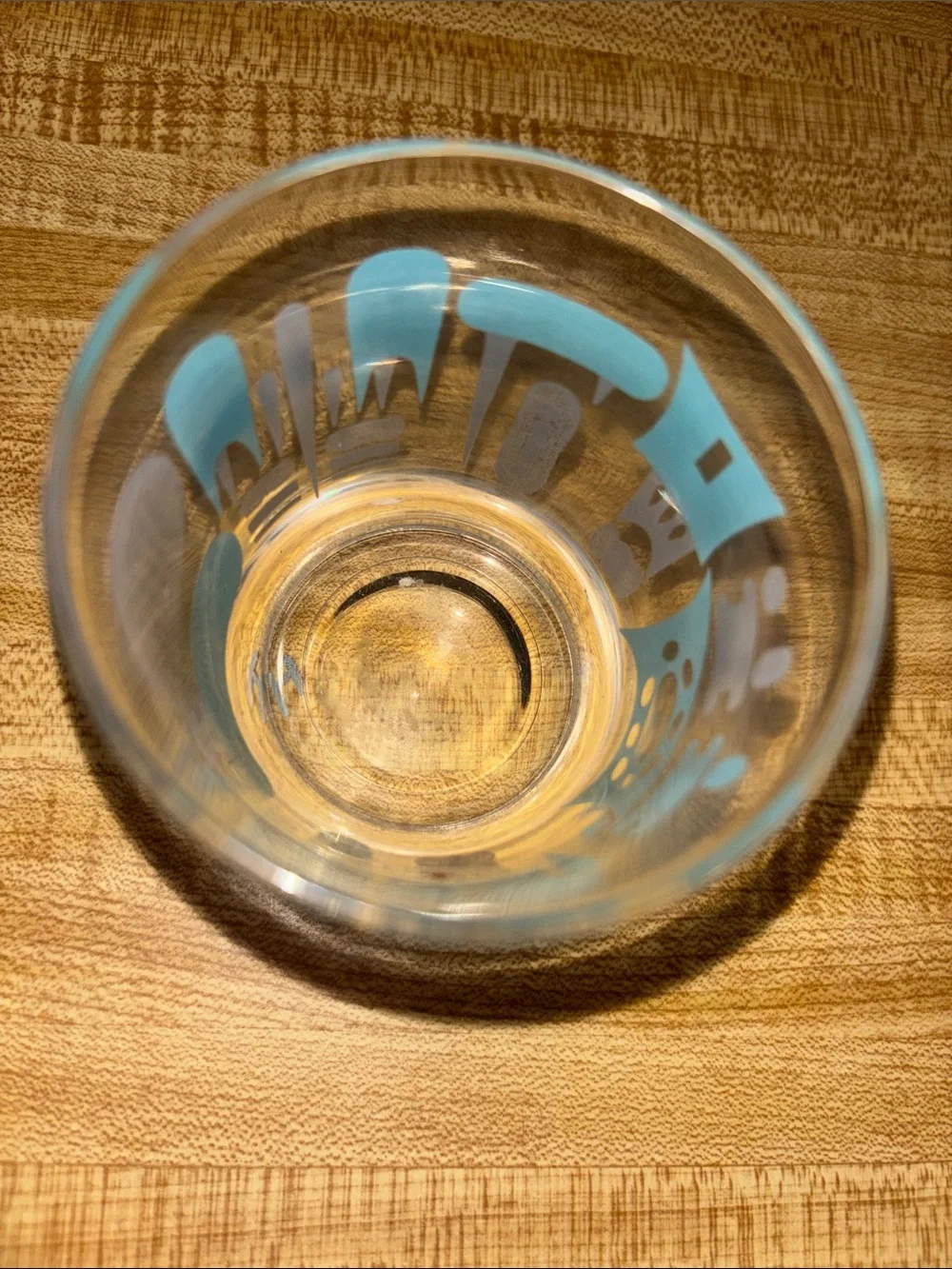 Vintage Royal China Blue Heaven Glass